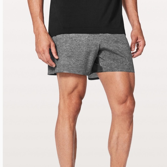 Lululemon Athletica Shorts Lululemon Surge 7 In Heather Charcoal